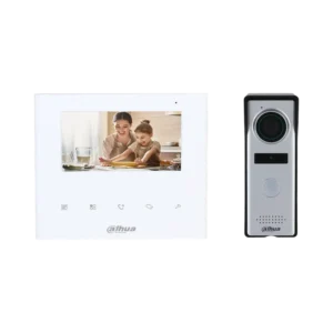 Kit Video Portero Analógico Dahua Incluye Timbre Monitor y Fuente